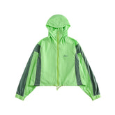 Unisex Jacket Hooded Jacket Summer Sun Protection Top Women's Short Sports Jacket